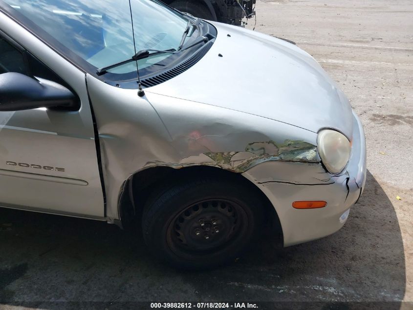 2000 Dodge Neon Highline VIN: 1B3ES46C8YD756027 Lot: 39882612