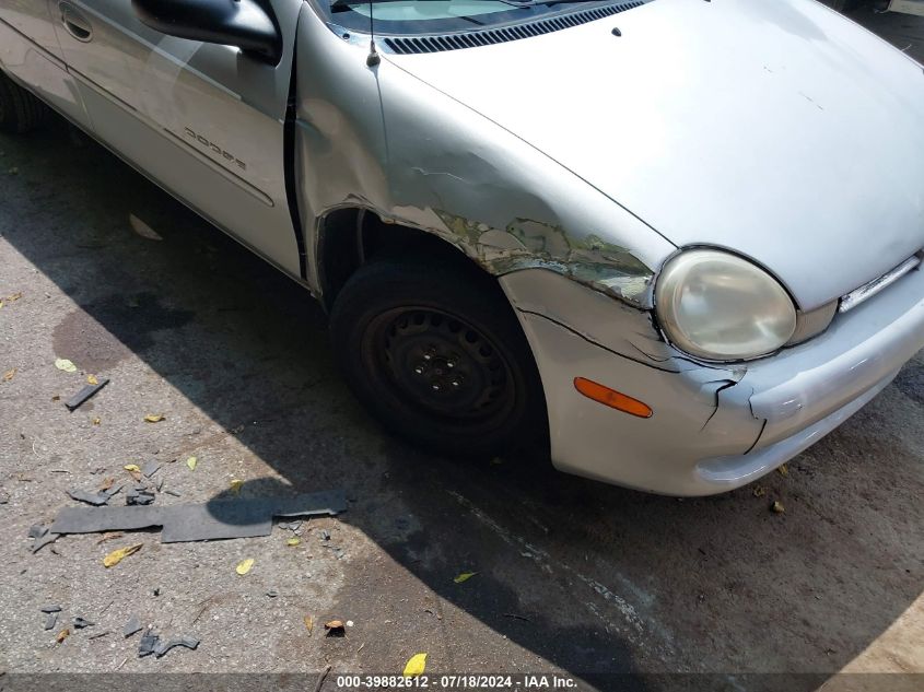 2000 Dodge Neon Highline VIN: 1B3ES46C8YD756027 Lot: 39882612