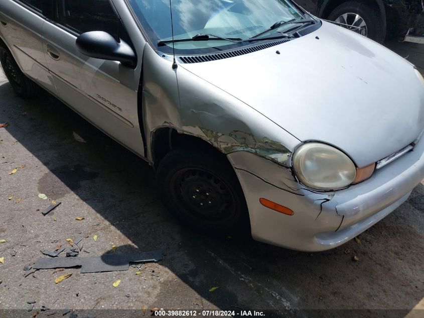 2000 Dodge Neon Highline VIN: 1B3ES46C8YD756027 Lot: 39882612