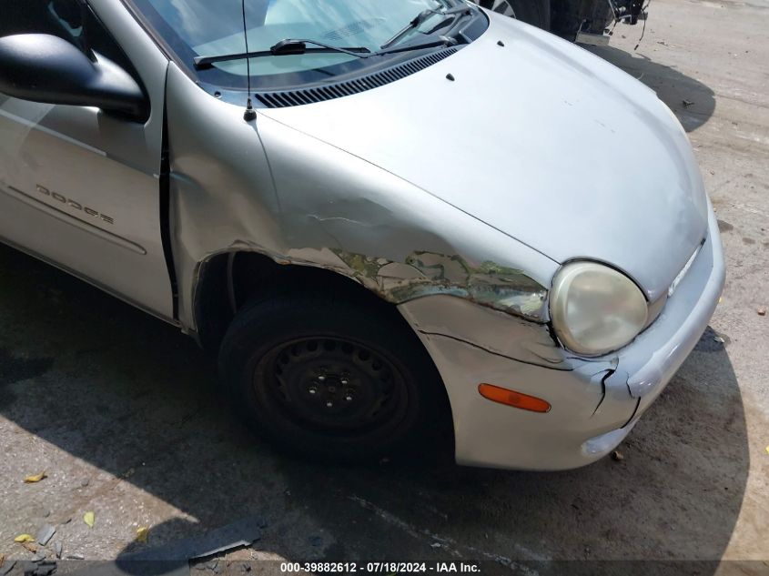 2000 Dodge Neon Highline VIN: 1B3ES46C8YD756027 Lot: 39882612