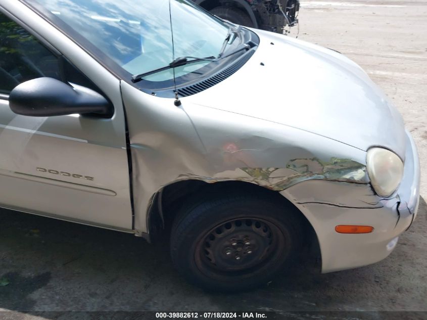 2000 Dodge Neon Highline VIN: 1B3ES46C8YD756027 Lot: 39882612