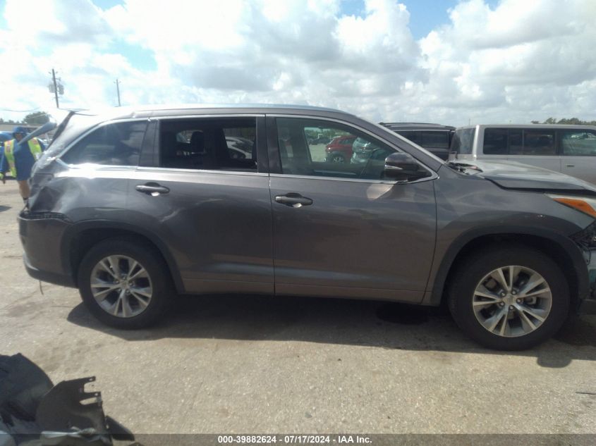 2015 Toyota Highlander Xle V6 VIN: 5TDKKRFH1FS093038 Lot: 39882624