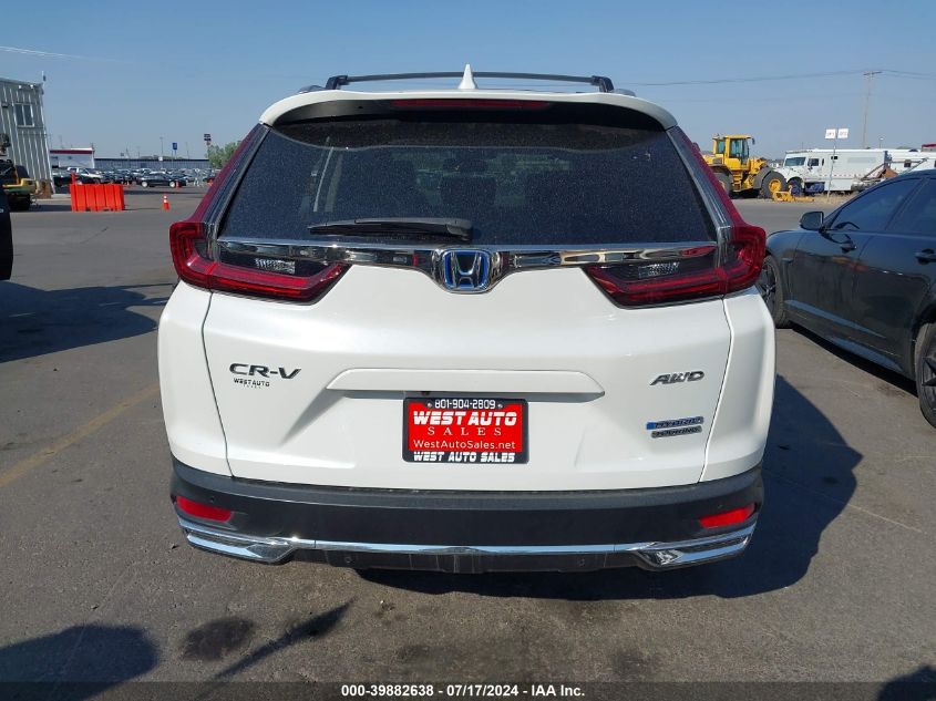 2020 Honda Cr-V Hybrid Touring VIN: 7FART6H92LE001813 Lot: 39882638