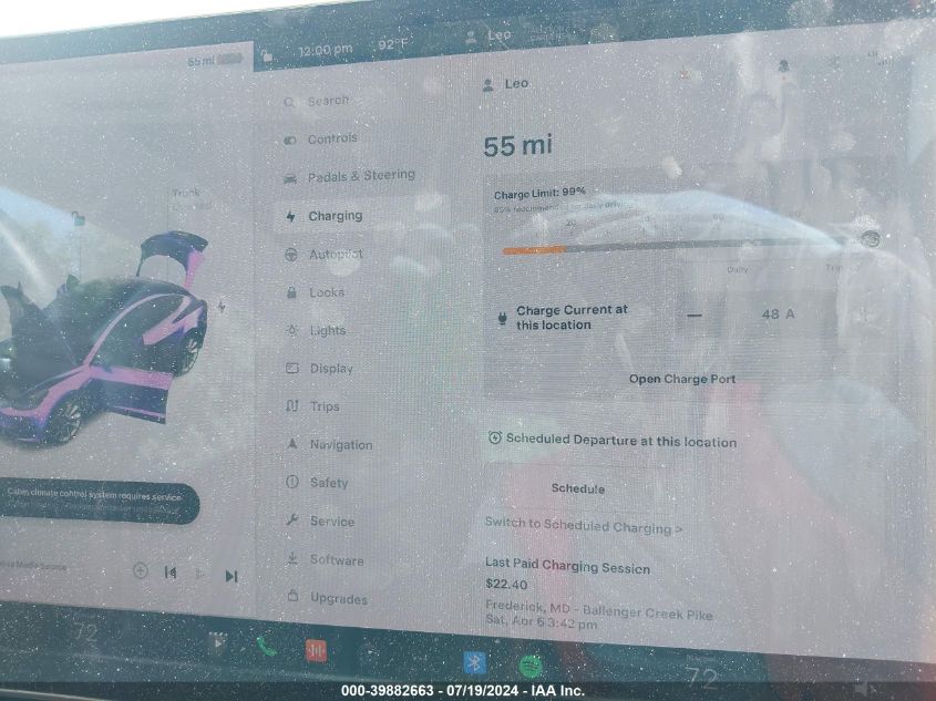 2018 Tesla Model 3 VIN: 5YJ3E1EA2JF057275 Lot: 39882663