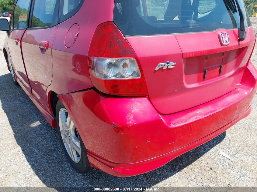 2008 Honda Fit Sport VIN: JHMGD38648S020568 Lot: 39882698