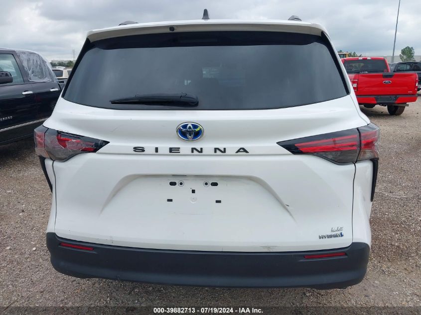 2021 Toyota Sienna Le VIN: 5TDKRKEC1MS026400 Lot: 39882713