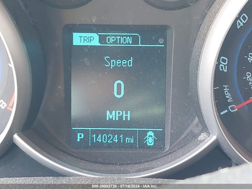 2013 Chevrolet Cruze Ls Auto VIN: 1G1PA5SH7D7242169 Lot: 39882726