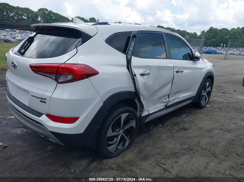 2017 HYUNDAI TUCSON LIMITED - KM8J3CA21HU378471