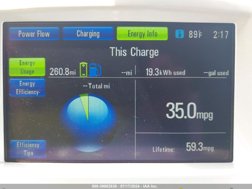 2012 Chevrolet Volt VIN: 1G1RD6E46CU106890 Lot: 39882838