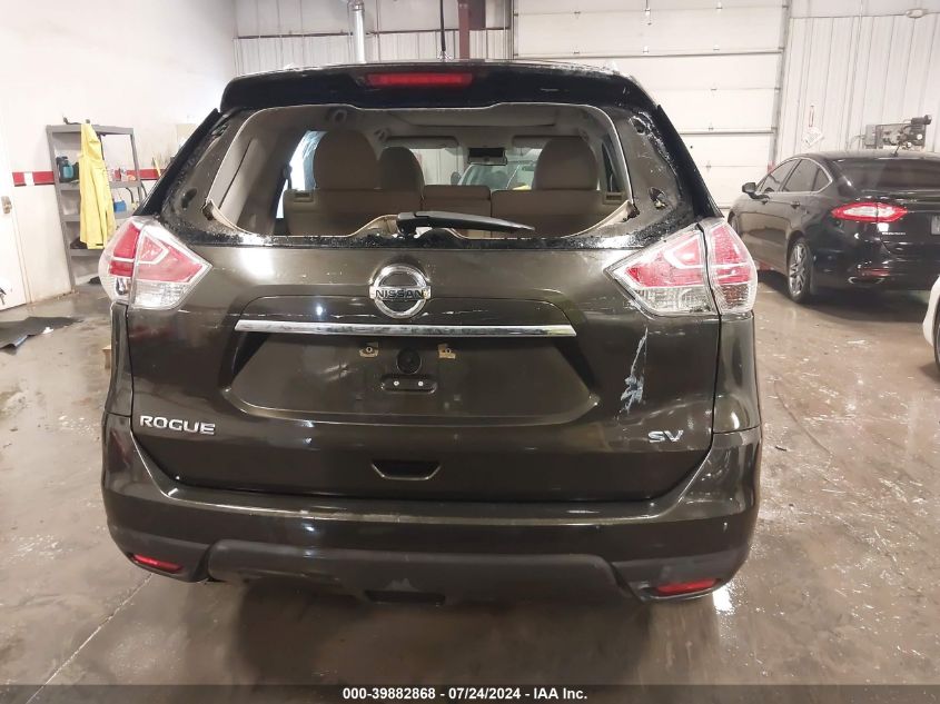 2016 Nissan Rogue S/Sl/Sv VIN: 5N1AT2MT5GC731328 Lot: 39882868