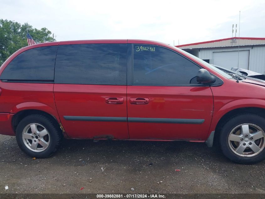 2005 Dodge Caravan Sxt VIN: 1D4GP45R75B435282 Lot: 39882881