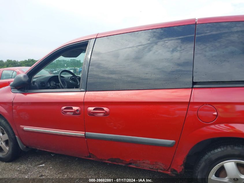 2005 Dodge Caravan Sxt VIN: 1D4GP45R75B435282 Lot: 39882881