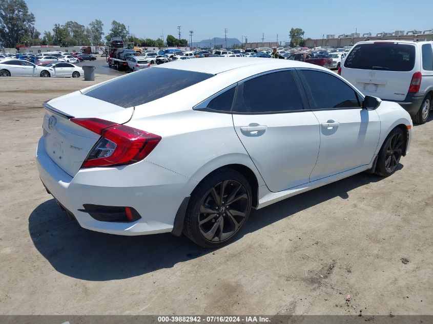 VIN 19XFC2F82LE007411 2020 Honda Civic, Sport no.4