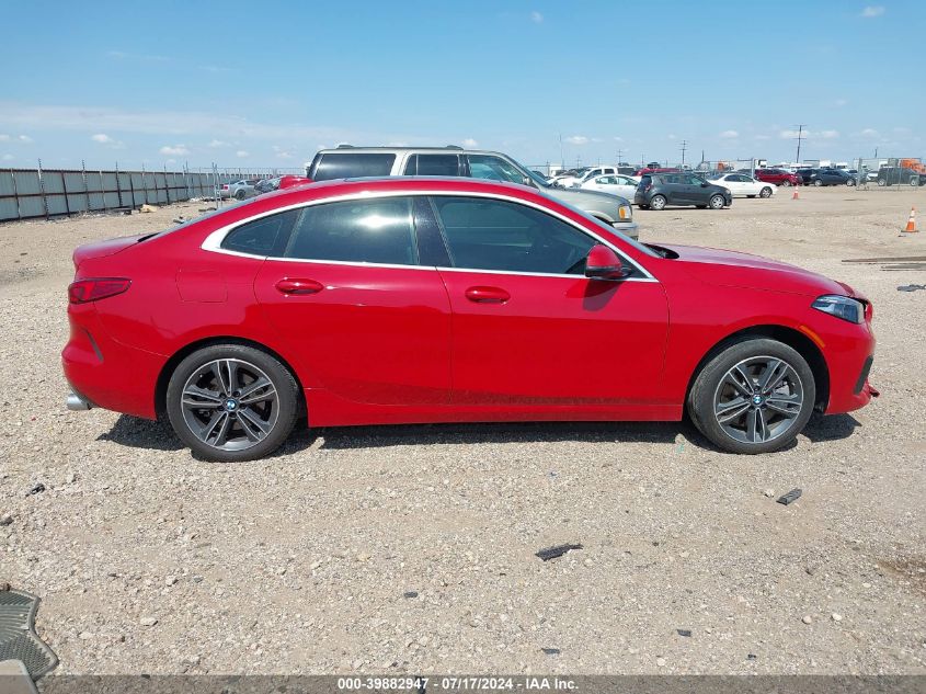 2021 BMW 228I Gran Coupe VIN: WBA53AK09M7J73171 Lot: 39882947