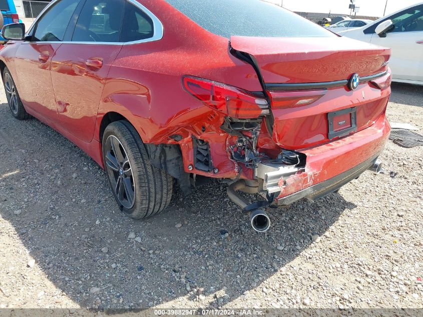 2021 BMW 228I Gran Coupe VIN: WBA53AK09M7J73171 Lot: 39882947