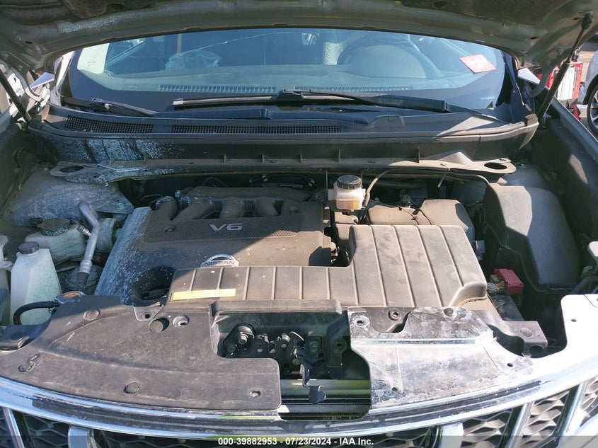 2012 Nissan Murano Sl VIN: JN8AZ1MW6CW206072 Lot: 39882953