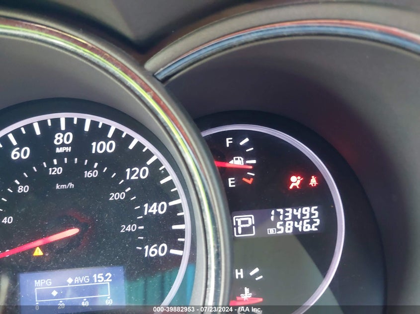 2012 Nissan Murano Sl VIN: JN8AZ1MW6CW206072 Lot: 39882953