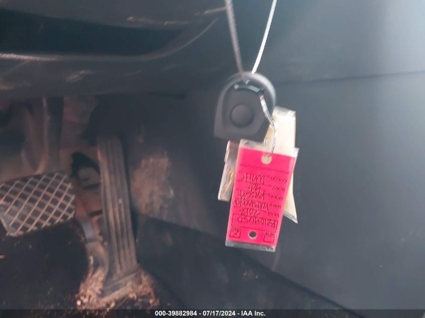 2012 Volkswagen Passat Sel VIN: 1VWCM7A35CC104650 Lot: 39882984