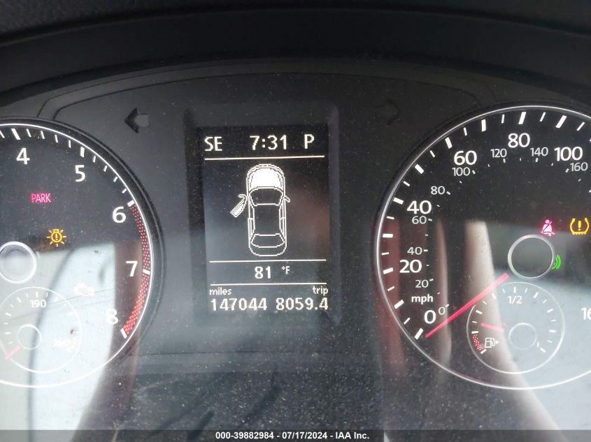 2012 Volkswagen Passat Sel VIN: 1VWCM7A35CC104650 Lot: 39882984