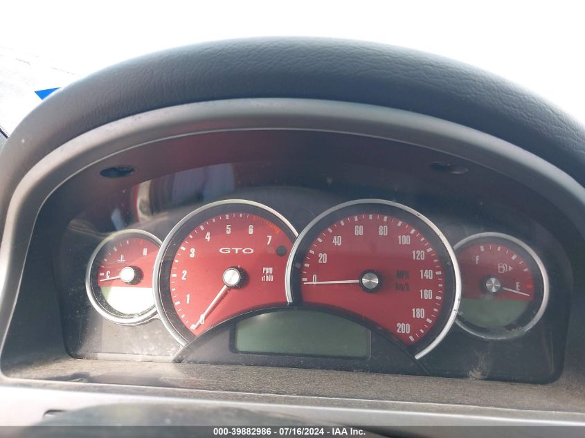 2004 Pontiac Gto VIN: 6G2VX12G34L241063 Lot: 39882986