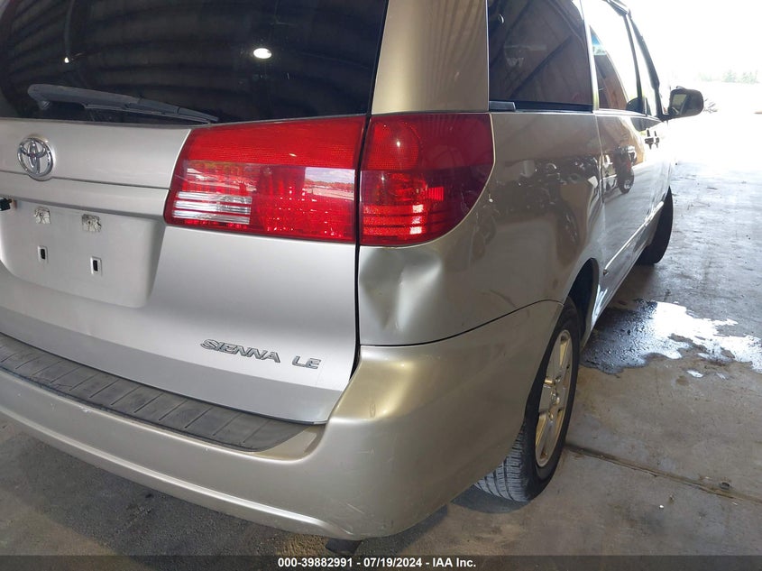 2004 Toyota Sienna Le VIN: 5TDZA23C44S204549 Lot: 39882991