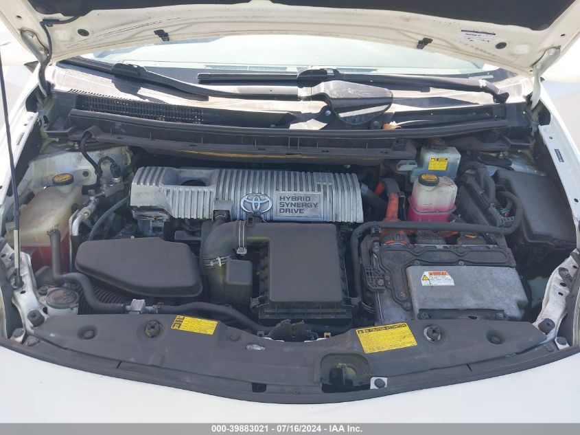 2010 Toyota Prius I/Ii/Iii/Iv/V VIN: JTDKN3DU6A0024572 Lot: 39883021