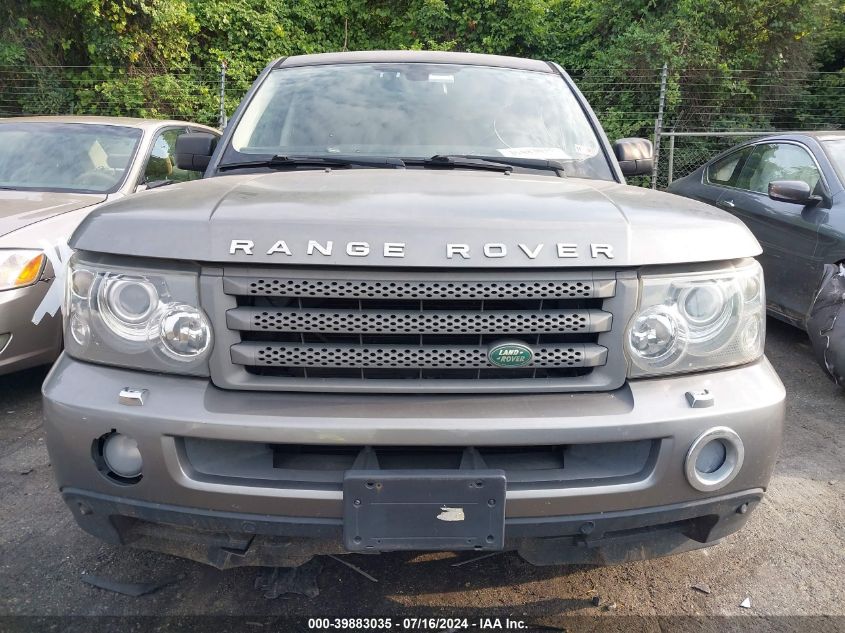 2007 Land Rover Range Rover Sport Hse VIN: SALSK25437A992075 Lot: 39883035