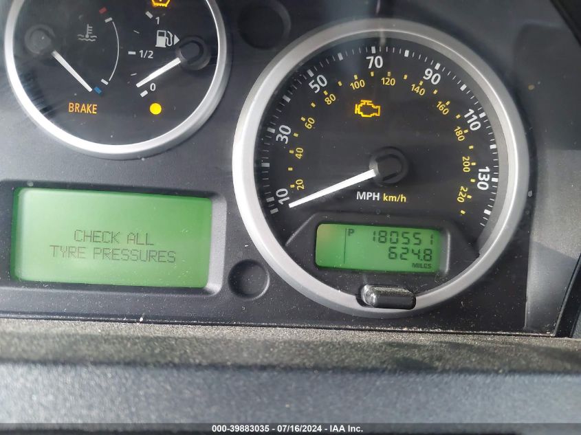 2007 Land Rover Range Rover Sport Hse VIN: SALSK25437A992075 Lot: 39883035