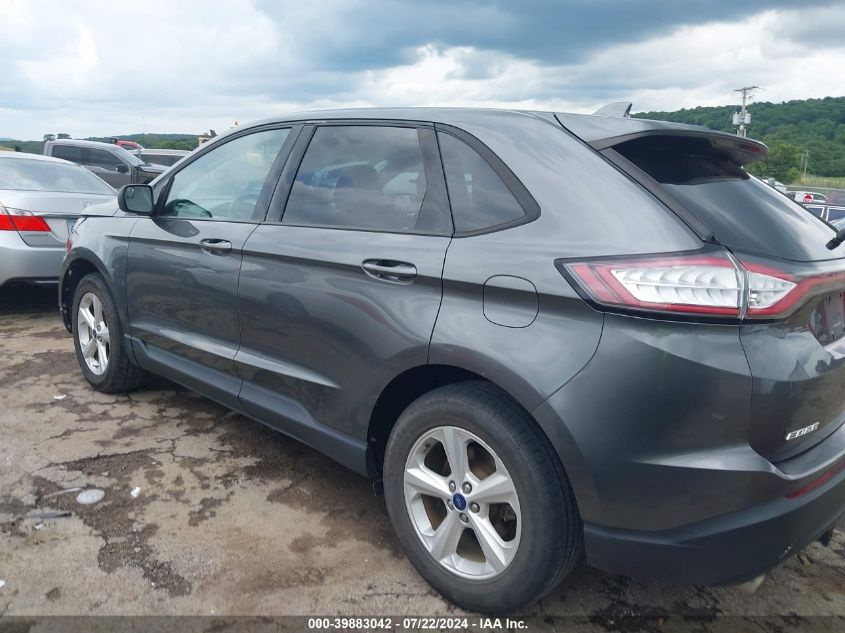 2016 Ford Edge Se VIN: 2FMPK3G97GBB20641 Lot: 39883042