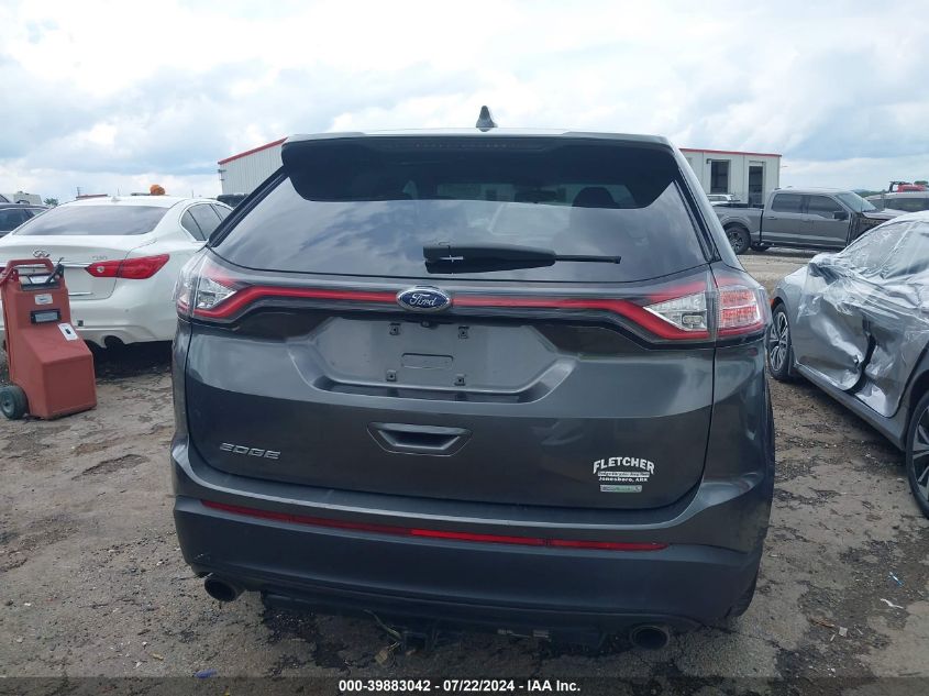 2016 Ford Edge Se VIN: 2FMPK3G97GBB20641 Lot: 39883042