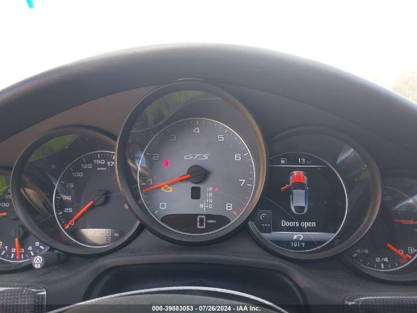 2016 PORSCHE PANAMERA GTS - WP0AF2A75GL080186