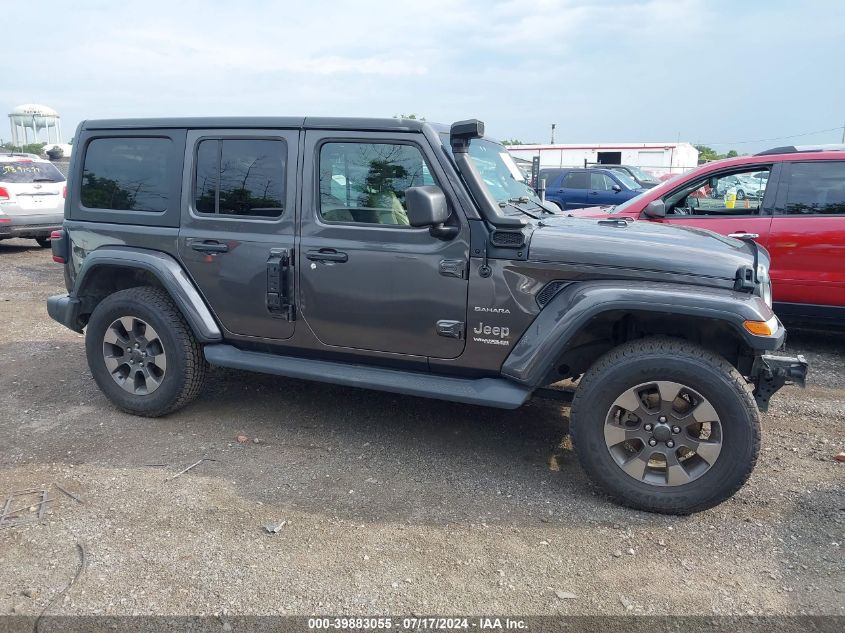 2020 Jeep Wrangler Unlimited Sahara VIN: 1C4HJXEN1LW138967 Lot: 39883055