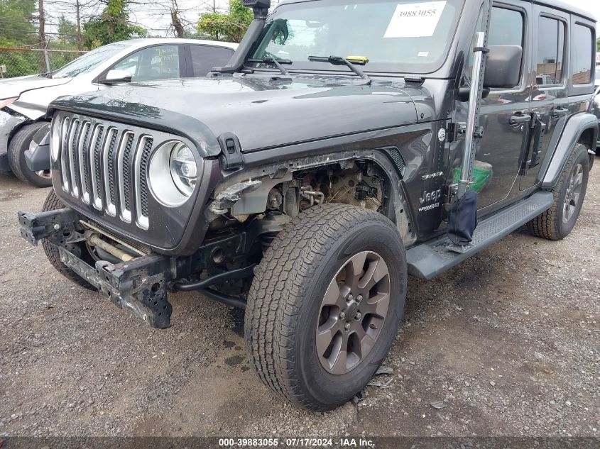 2020 Jeep Wrangler Unlimited Sahara VIN: 1C4HJXEN1LW138967 Lot: 39883055