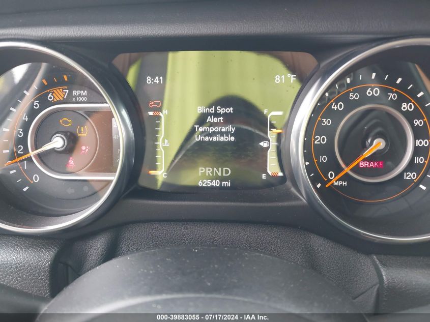 2020 Jeep Wrangler Unlimited Sahara VIN: 1C4HJXEN1LW138967 Lot: 39883055