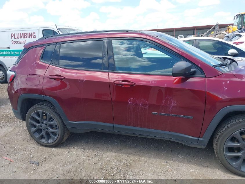 2021 Jeep Compass 80Th Anniversary 4X4 VIN: 3C4NJDEB7MT595247 Lot: 39883063