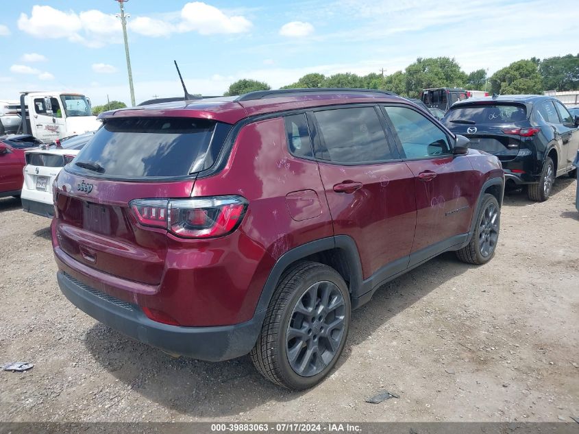 2021 Jeep Compass 80Th Anniversary 4X4 VIN: 3C4NJDEB7MT595247 Lot: 39883063