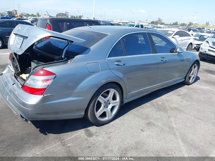 2007 Mercedes-Benz S 550 VIN: WDDNG71X47A073291 Lot: 39883071