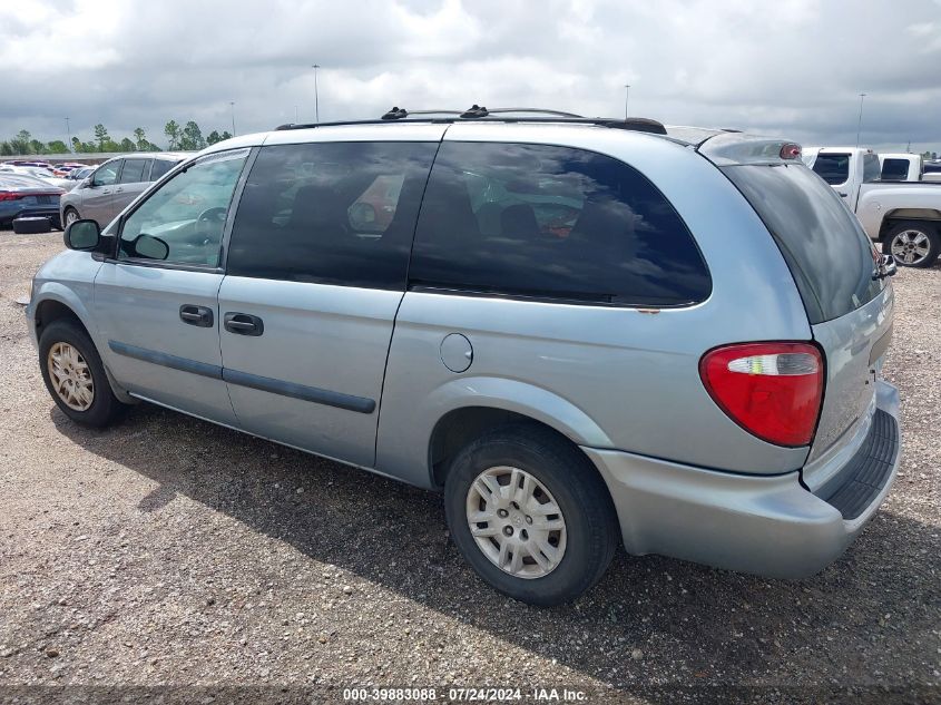 2005 Dodge Grand Caravan Se VIN: 1D4GP24R15B126865 Lot: 39883088