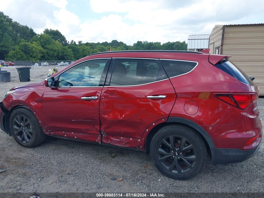 2017 Hyundai Santa Fe Sport 2.0T Ultimate VIN: 5XYZWDLA4HG408489 Lot: 39883114