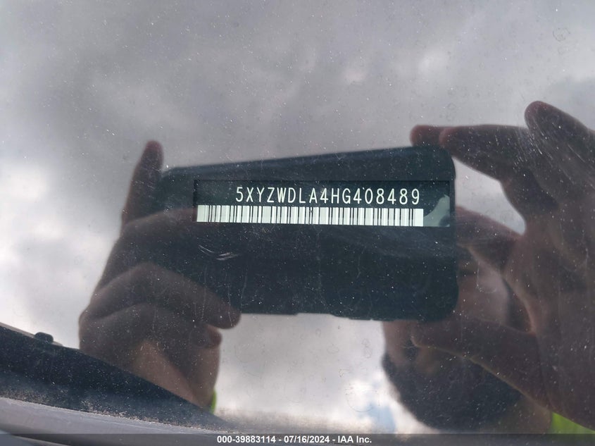 2017 Hyundai Santa Fe Sport 2.0T Ultimate VIN: 5XYZWDLA4HG408489 Lot: 39883114