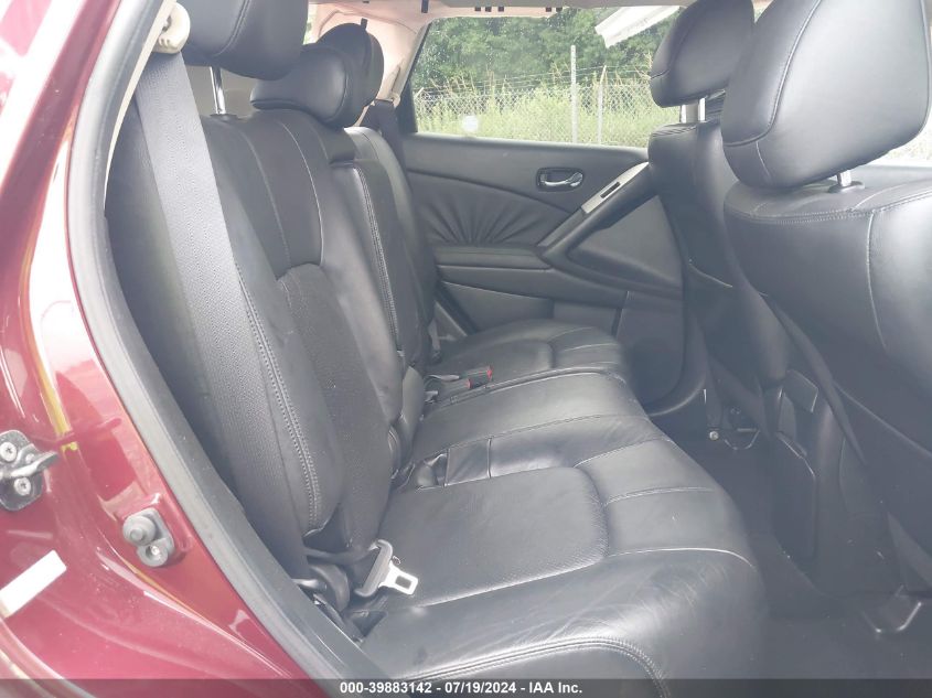 2009 Nissan Murano S/Sl/Le VIN: JN8AZ18W79W128324 Lot: 39883142