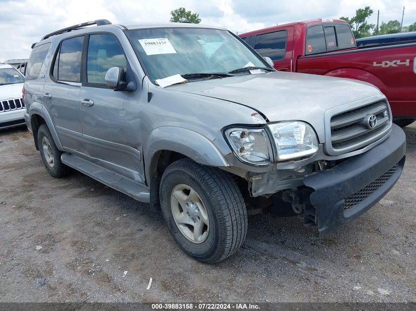 2002 Toyota Sequoia Sr5 V8 VIN: 5TDZT34A72S113334 Lot: 39883158