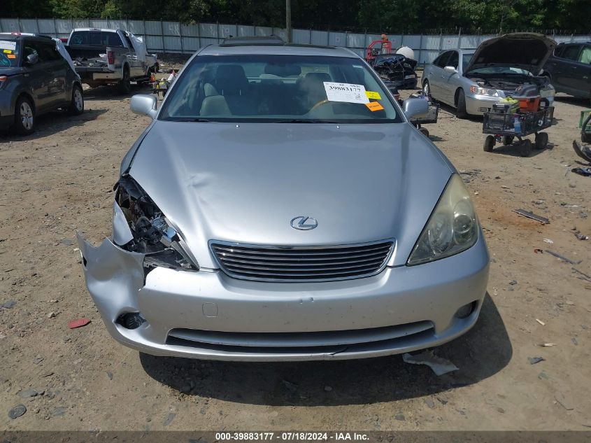 2005 Lexus Es 330 VIN: JTHBA30G255069057 Lot: 39883177