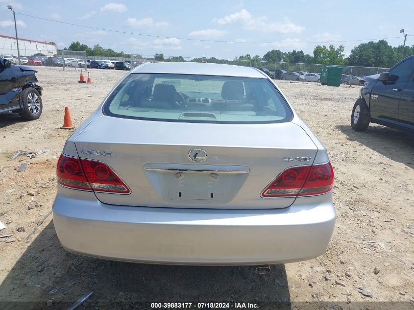 2005 Lexus Es 330 VIN: JTHBA30G255069057 Lot: 39883177