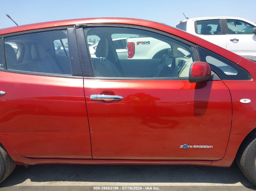 2011 Nissan Leaf Sl VIN: JN1AZ0CP1BT008860 Lot: 39883196