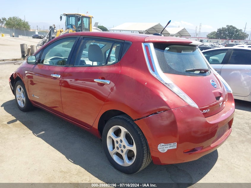 2011 Nissan Leaf Sl VIN: JN1AZ0CP1BT008860 Lot: 39883196
