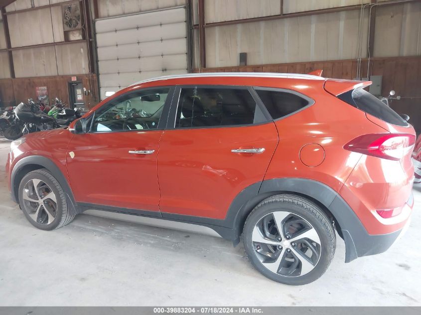 2017 Hyundai Tucson Limited VIN: KM8J3CA23HU307496 Lot: 39883204