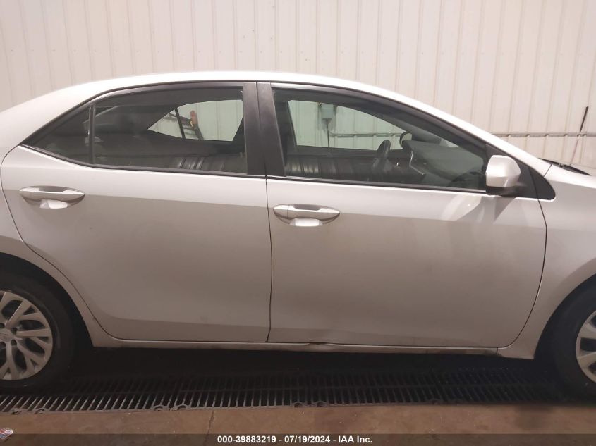 2018 Toyota Corolla Le VIN: 2T1BURHE3JC081455 Lot: 39883219