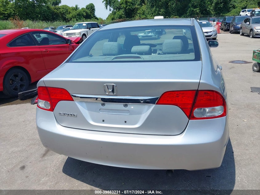 2009 Honda Civic Lx VIN: 19XFA15509E028001 Lot: 39883231