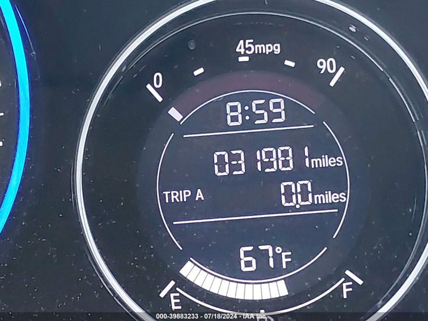 2021 Honda Hr-V Lx VIN: 3CZRU5H32MM725586 Lot: 39883233